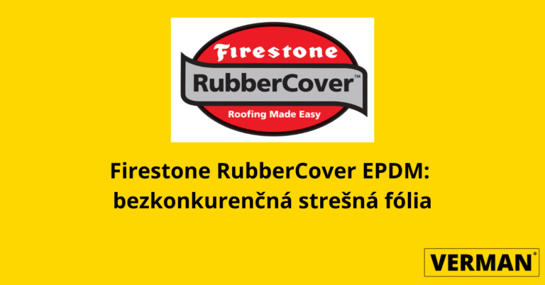 Firestone RubberCover EPDM strešná fólia