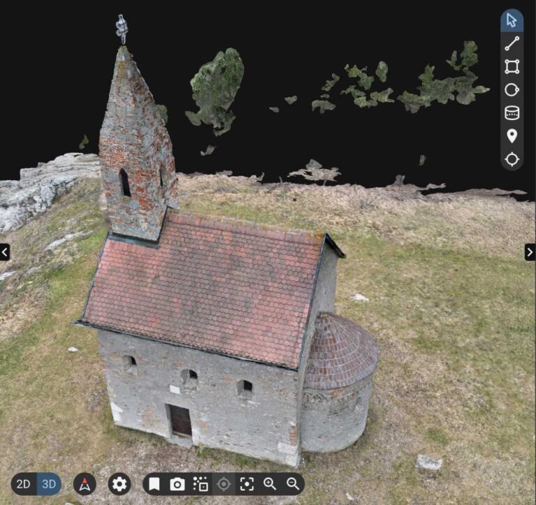 skenovanie dronom a 3d modelovanie